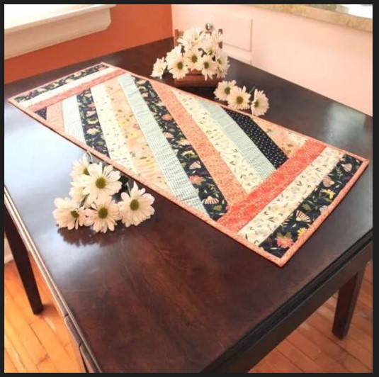 Punch with Judy > Quilt As You Go Table Runner PrePrinted Batting